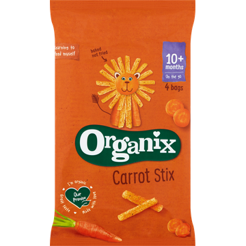 Organix Goodies Mais Knabbels Wortel 1+Jaar 60 g