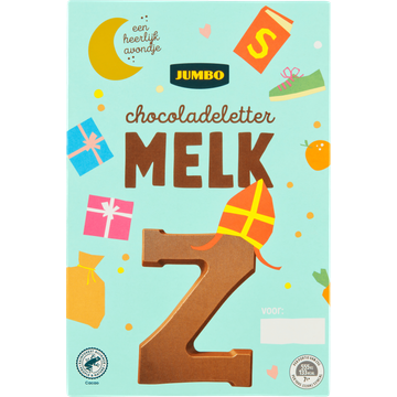 Jumbo Chocoladeletter Melk Z 160 g