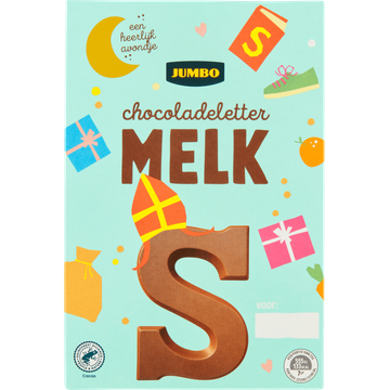 Jumbo Chocoladeletter Melk S 160 g