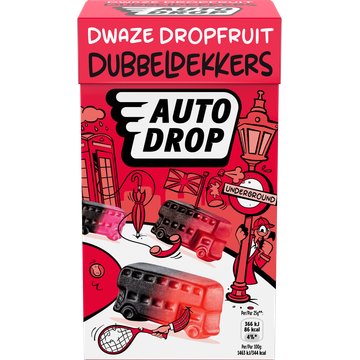Autodrop Dwaze Dropfruit Dubbeldekkers 280 g