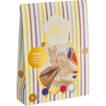 Jumbo Houten Verfset Paashaas
