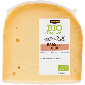 Jumbo Biologische Kaas Oud 50+ Stuk ca. 450 g