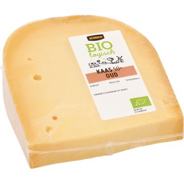 Jumbo Biologische Kaas Oud 50+ Stuk ca. 450 g
