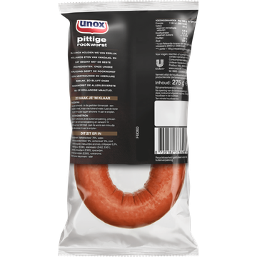 Unox Pittige Rookworst 275 g