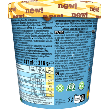 Ben & Jerry's IJs Sundae Marshmallow & S'more! 427ml