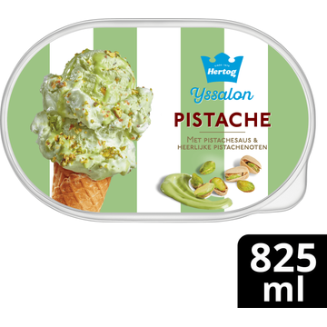 Hertog IJssalon IJs Pistache 825 ml