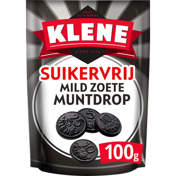 Klene Muntdrop Suikervrij 100g