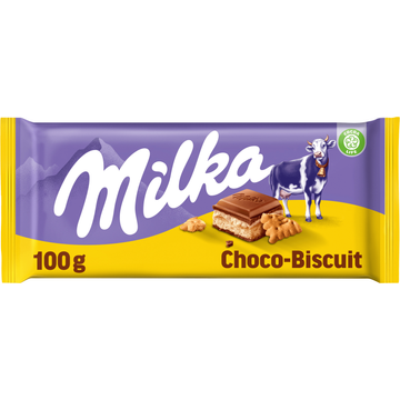 Milka Chocoladereep Choco-Biscuit 100 g