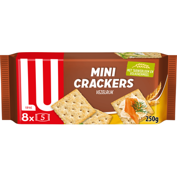 LU Mini Crackers Volkoren 10 x 4 Stuks 250g