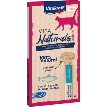 Vitakraft Vita Naturals Liquid Salmon 5 x 15 g