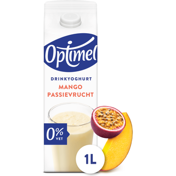 Optimel Drinkyoghurt Mango Passievrucht 0% Vet 1L