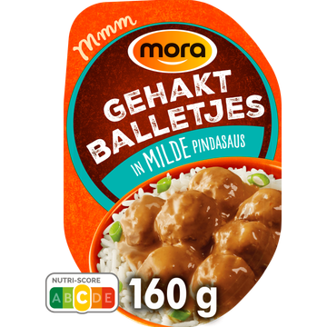 Mora Gehaktballetjes in Milde Pindasaus 160 g