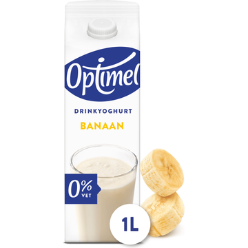 Optimel Drinkyoghurt banaan 0% vet 1 L