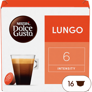 NESCAFÉ Dolce Gusto, Koffiecapsules Lungo, 16 cups, 89.6 gr