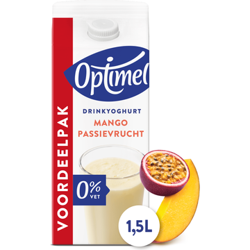 Optimel Drinkyoghurt Mango Passievrucht 0% Vet 1.5L