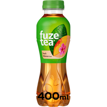 Fuze Tea Black Iced Tea Peach Hibiscus 400 ml