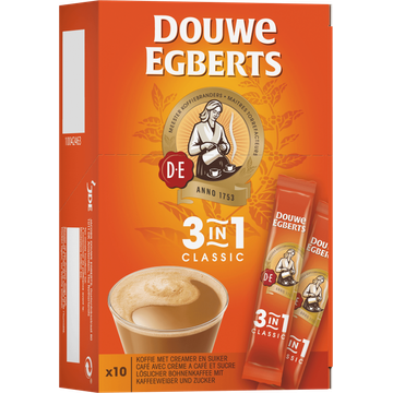 Douwe Egberts 3 in 1 Classic 10 x 12 g