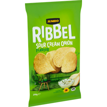 Jumbo Ribbel Sour Cream Onion 250 g