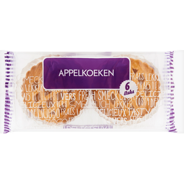Appelkoeken 6 Stuks 300 g