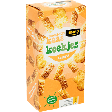 Jumbo Roomboter Kaas Koekjes Assorti 100 g