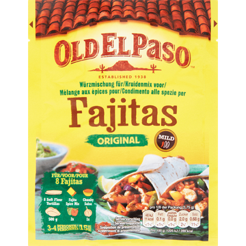 Old El Paso Kruidenmix Fajitas Original Mild 30 g