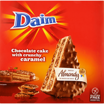 Almondy Daim - Chocolade Cake Crunchy Karamel - 400 g