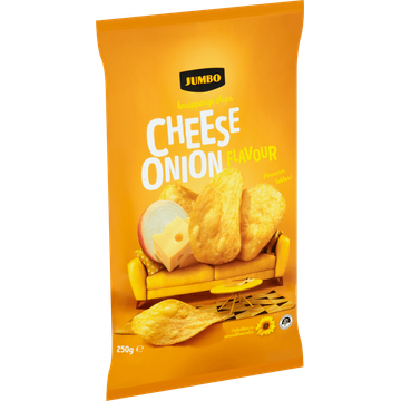 Jumbo Knapperige Chips Cheese Onion 250 g