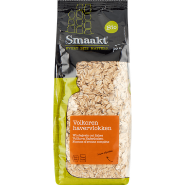Smaakt Bio Volkoren Havervlokken 500 g