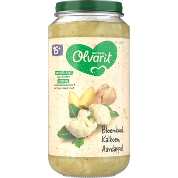 Olvarit Bloemkool Kalkoen Aardappel 15+ Maanden 250 g