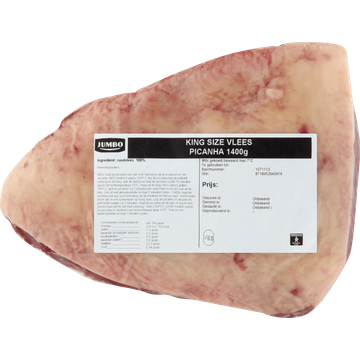 Jumbo King Size Vlees Picanha 1,4 kg