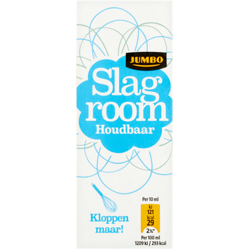 Jumbo Verse Ongeklopte Slagroom 250 ML