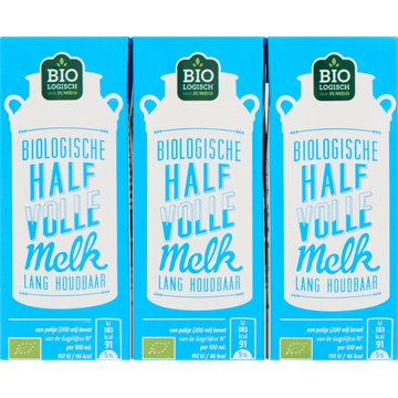 Jumbo Biologische Halfvolle Melk 3 x 200 ml