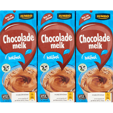 Jumbo Halfvolle Chocolademelk 6 x 200 ml