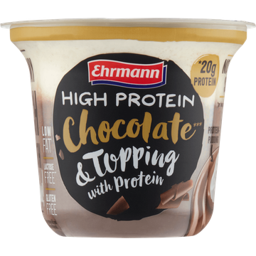Ehrmann High Protein Chocolate & Topping with Protein 200 g
