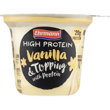 Ehrmann High Protein Vanilla & Topping with Protein 200 g