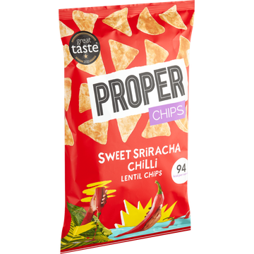 Proper Chips Sweet Sriracha Chilli Linzen Chips 85 g