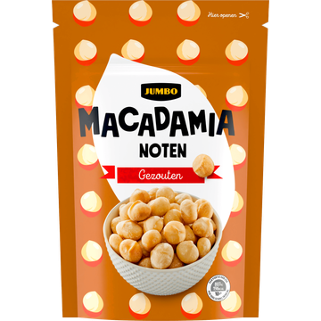 Jumbo Macadamianoten Gezouten 125 g