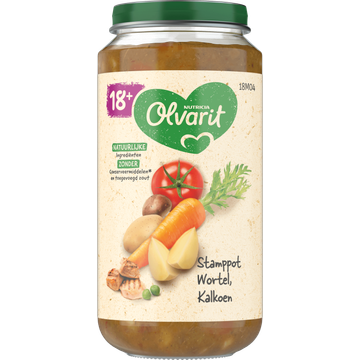 Olvarit Stamppot Wortel Kalkoen 18+ Maanden 250 g