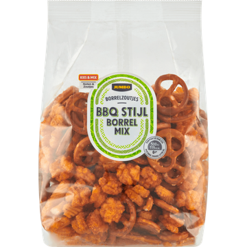 Jumbo Borrelzoutjes BBQ Stijl Borrel Mix 200 g