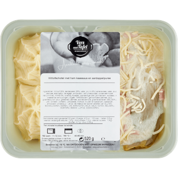 Vers Aan Tafel Witlofschotel met Ham Kaassaus en Aardappelpuree 520 g