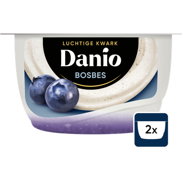 Danio Luchtige Kwark Bosbes 2 x 125 g