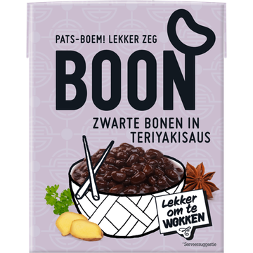 Boon Zwarte Bonen in Teriyakisaus 390 g