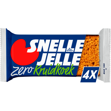 Snelle Jelle Zero Kruidkoek 4 Stuks 168 g