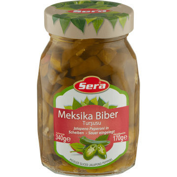 Sera Pickled Sliced Jalapeno Peppers 340 g