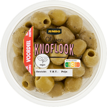 Jumbo Olijven Knoflook Voordeelverpakking 260 g
