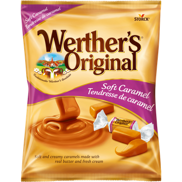 Werther's Original Roomsnoepjes Soft Caramel Zak, 150 gram