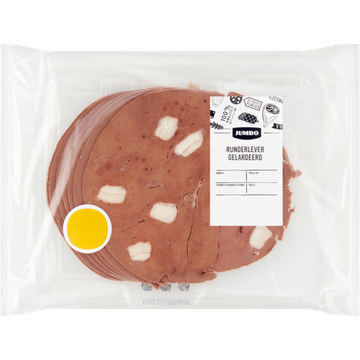 Jumbo Runderlever Gelardeerd ca. 100 g