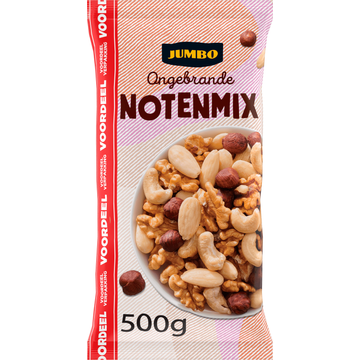 Jumbo Ongebrande Notenmix Voordeelverpakking 500 g