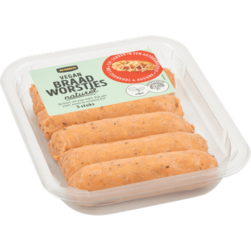 Jumbo Vegan Braadworstjes Naturel 5 Stuks