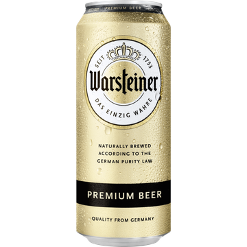 Warsteiner Premium Beer Blik 0,5 L
